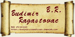 Budimir Ragastovac vizit kartica